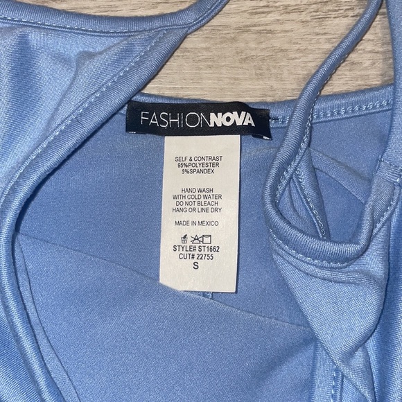 Blue Mini Dress Set - Picture 5 of 9